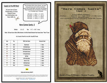 Load image into Gallery viewer, "Here Comes Santa- TAKE 2" -Cross Stitch Pattern- INSTANT DOWNLOAD