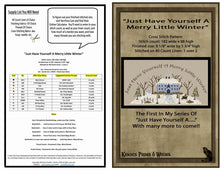 Load image into Gallery viewer, "Just Have Yourself A Merry Little Winter" -Cross Stitch Pattern-Instant Download