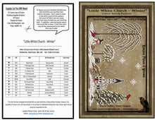 Load image into Gallery viewer, "Little White Church-Winter" -Cross Stitch Pattern- Instant Download