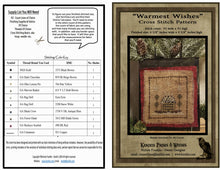 Load image into Gallery viewer, "Warmest Wishes"- Cross Stitch Pattern- Instant Download