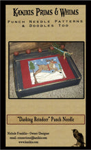 Load image into Gallery viewer, Dashing Reindeer- Winter Time- Punch Needle Pattern- Mailed Version - Kanikis