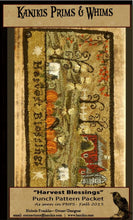 Load image into Gallery viewer, Harvest Blessings -PUNCH NEEDLE PATTERN-- Mailed Pattern- As seen in Pnps Magazine- 2015 - Kanikis