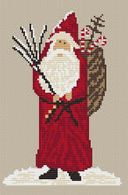 Load image into Gallery viewer, Here Comes Santa- Double & New-Cross Stitch Pattern- Printed And Mailed - Kanikis