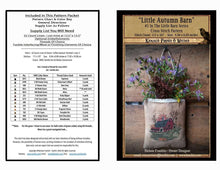 Load image into Gallery viewer, Little Autumn Barn- #1 In The Little Barn Series- Cross Stitch Pattern- Mailed Version - Kanikis