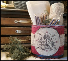 Load image into Gallery viewer, Little Quaker Motif- Coffee Can Project- Cross Stitch- INSTANT DOWNLOAD - Kanikis