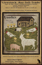 Load image into Gallery viewer, Livestock- Buy-Sell-Trade-1800's Series- Cross Stitch- INSTANT DOWNLOAD - Kanikis