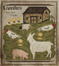 Load image into Gallery viewer, Livestock- Buy-Sell-Trade-1800's Series- Cross Stitch- INSTANT DOWNLOAD - Kanikis