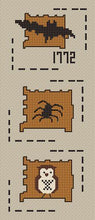 Load image into Gallery viewer, October-Halloween Double Cross Stitch Pattern Packet- INSTANT DOWNLOAD - Kanikis