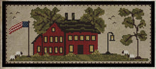 Load image into Gallery viewer, Old Red House &amp; Lantern-1800&#39;s Series- Cross Stitch- INSTANT DOWNLOAD - Kanikis
