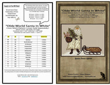 Load image into Gallery viewer, Olde World Santa In White- Cross Stitch Pattern- INSTANT DOWNLOAD - Kanikis