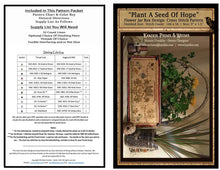 Load image into Gallery viewer, Plant A Seed Of Hope- Flower Jar Box Design -Cross Stitch Pattern- Instant Download - Kanikis