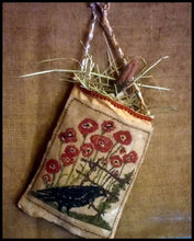 Load image into Gallery viewer, Poppy's & A Raven- Cross Stitch Pattern- Mailed Version - Kanikis