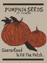 Load image into Gallery viewer, Pumpkin Seeds- Cross Stitch- PRINTED AND MAILED - Kanikis