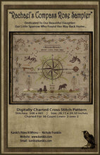 Load image into Gallery viewer, Rachael's Compass Rose Sampler- Cross Stitch Pattern- Instant Download - Kanikis