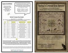 Load image into Gallery viewer, Rachael's Compass Rose Sampler- Cross Stitch Pattern- Mailed Version - Kanikis