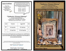 Load image into Gallery viewer, Salem's Finest Brew- Cross Stitch Pattern Packet- PRINTED & MAILED - Kanikis