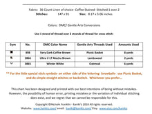 Load image into Gallery viewer, Snowballs- 5 Cents- Cross Stitch Pattern- INSTANT DOWNLOAD - Kanikis