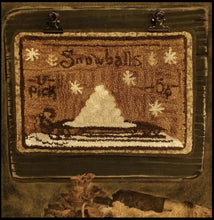 Load image into Gallery viewer, Snowballs- 5 Cents- Punch Needle Pattern- INSTANT DOWNLOAD - Kanikis