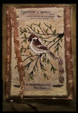 Load image into Gallery viewer, Sparrow Garden Journal- Punch Needle Pattern- Instant Download - Kanikis