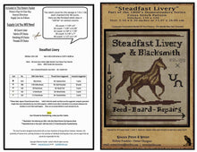 Load image into Gallery viewer, Steadfast Livery-1800's Series- Cross Stitch- PRINTED AND MAILED - Kanikis