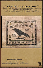 Load image into Gallery viewer, The Old Crow Inn- Part 1 of 1800's Homesteaders Series- Cross Stitch Pattern- Instant Download - Kanikis