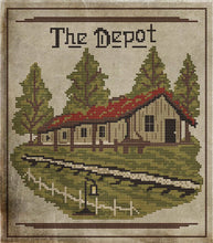 Load image into Gallery viewer, The Old Train Depot-1800's Series- Cross Stitch- INSTANT DOWNLOAD - Kanikis