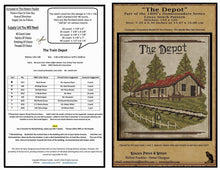 Load image into Gallery viewer, The Old Train Depot-1800's Series- Cross Stitch- INSTANT DOWNLOAD - Kanikis