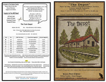Load image into Gallery viewer, The Old Train Depot-1800's Series- Cross Stitch- PRINTED AND MAILED - Kanikis