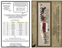 Load image into Gallery viewer, To Grandma's House- Winter Sleigh Ride- Cross Stitch Pattern- INSTANT DOWNLOAD - Kanikis
