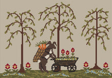 Load image into Gallery viewer, To Market- Cross Stitch Pattern- Mailed Version - Kanikis