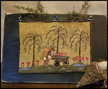 Load image into Gallery viewer, "To Market" Spring Bunny- Punch Needle Pattern -Printed-Mailed - Kanikis