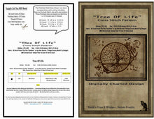 Load image into Gallery viewer, Tree Of Life- Cross Stitch Pattern- Instant Download Version - Kanikis