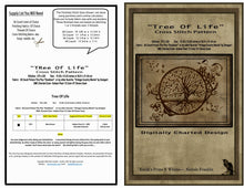 Load image into Gallery viewer, Tree Of Life- Cross Stitch Pattern- Mailed Version - Kanikis