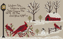 Load image into Gallery viewer, Winter Solstice- Cross Stitch Pattern- Printed And Mailed - Kanikis