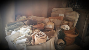 READY TO SHIP- PRIM STAINED LINENS- LIMITED QTY