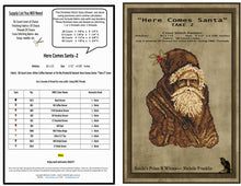 Load image into Gallery viewer, &quot;Here Comes Santa- TAKE 2&quot; -Cross Stitch Pattern- INSTANT DOWNLOAD
