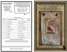 Load image into Gallery viewer, &quot;Song Of Spring &quot; -Cross Stitch Pattern- Printed &amp; Mailed

