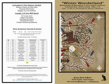 Load image into Gallery viewer, Winter Wonderland- Belsnickle &amp; Reindeer- Cross Stitch Pattern- Printed And Mailed
