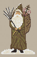Load image into Gallery viewer, Here Comes Santa- Double &amp; New-Cross Stitch Pattern- Printed And Mailed - Kanikis
