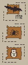 Load image into Gallery viewer, October-Halloween Double Cross Stitch Pattern Packet- INSTANT DOWNLOAD - Kanikis

