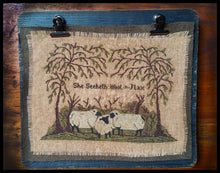 Load image into Gallery viewer, Old Wool Co &amp; She Seeketh Wool n Flax- Double Pattern Cross Stitch Packet- Instant Download - Kanikis
