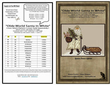 Load image into Gallery viewer, Olde World Santa In White- Cross Stitch Pattern- INSTANT DOWNLOAD - Kanikis
