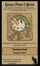 Load image into Gallery viewer, Snowman Faces- Doodle Pattern Packet -Instant Download - Kanikis
