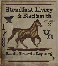 Load image into Gallery viewer, Steadfast Livery-1800&#39;s Series- Cross Stitch- INSTANT DOWNLOAD - Kanikis
