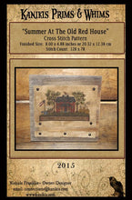 Load image into Gallery viewer, Summer At The Old Red House- Cross Stitch Pattern- Mailed Version - Kanikis
