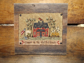 Summer At The Old Red House- Punch Needle Pattern- Digital Version - Kanikis