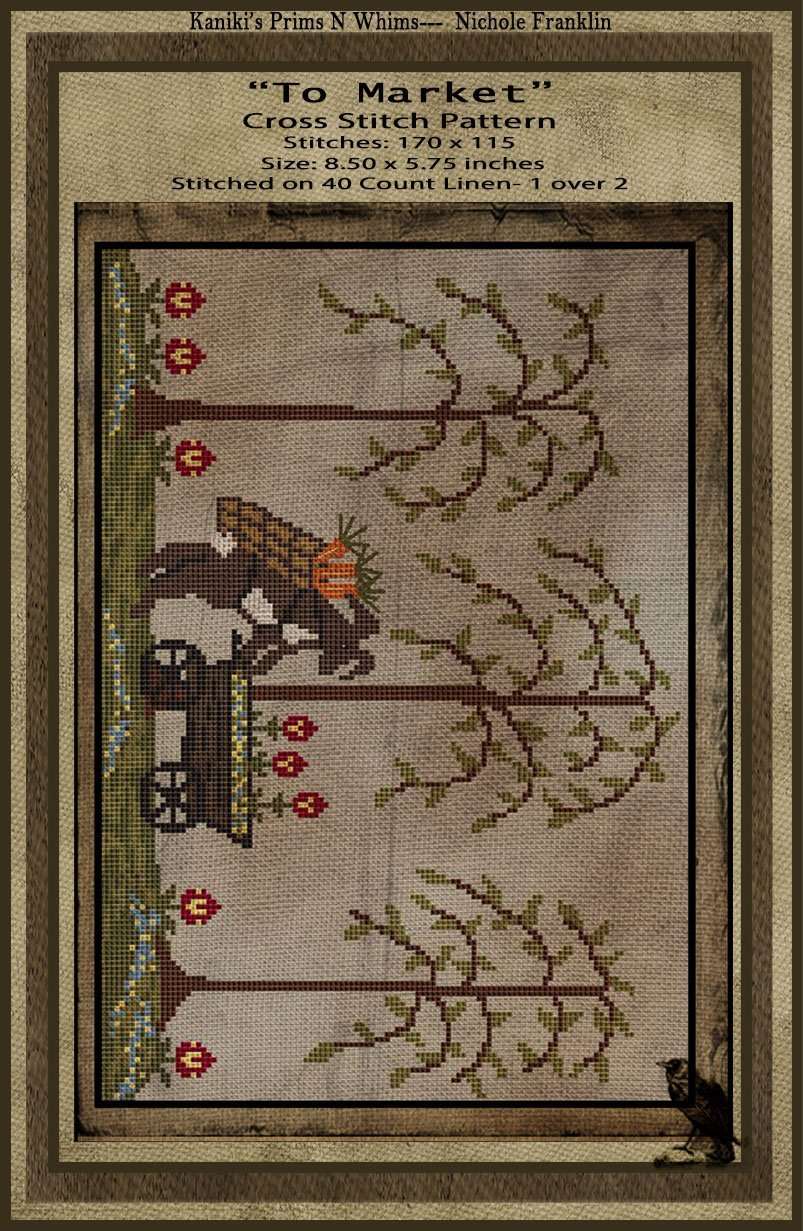 To Market- Cross Stitch Pattern- INSTANT DOWNLOAD - Kanikis