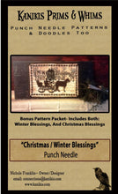 Load image into Gallery viewer, Winter / Christmas Blessings- Horse And Sleigh- PUNCH NEEDLE Pattern- Mailed Version - Kanikis

