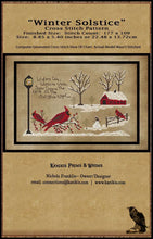 Load image into Gallery viewer, Winter Solstice- Cross Stitch Pattern- Instant Download - Kanikis
