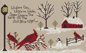 Winter Solstice- Cross Stitch Pattern- Instant Download - Kanikis